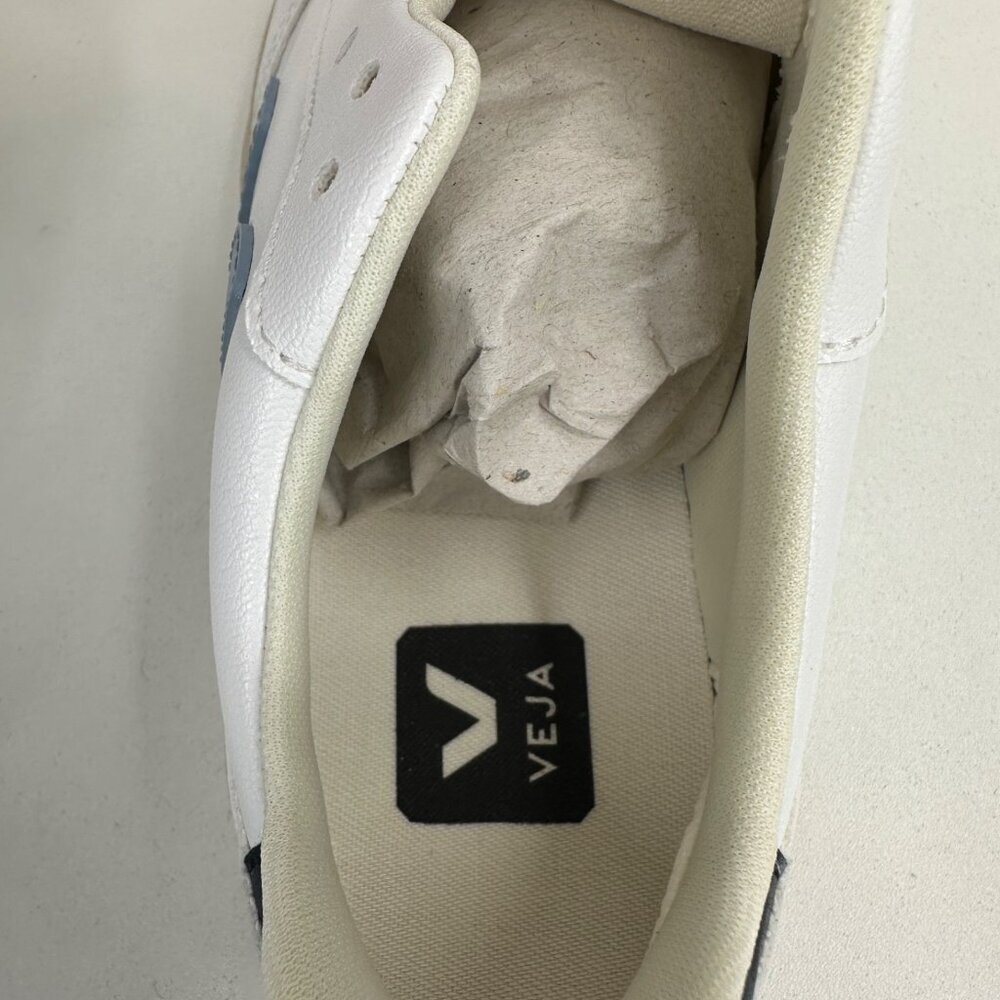 Veja V-10 CWL Sneakers sz 5 Women's 36 EU White/Steel/Nauti Vegan Leather BRAZIL - Picture 11 of 15
